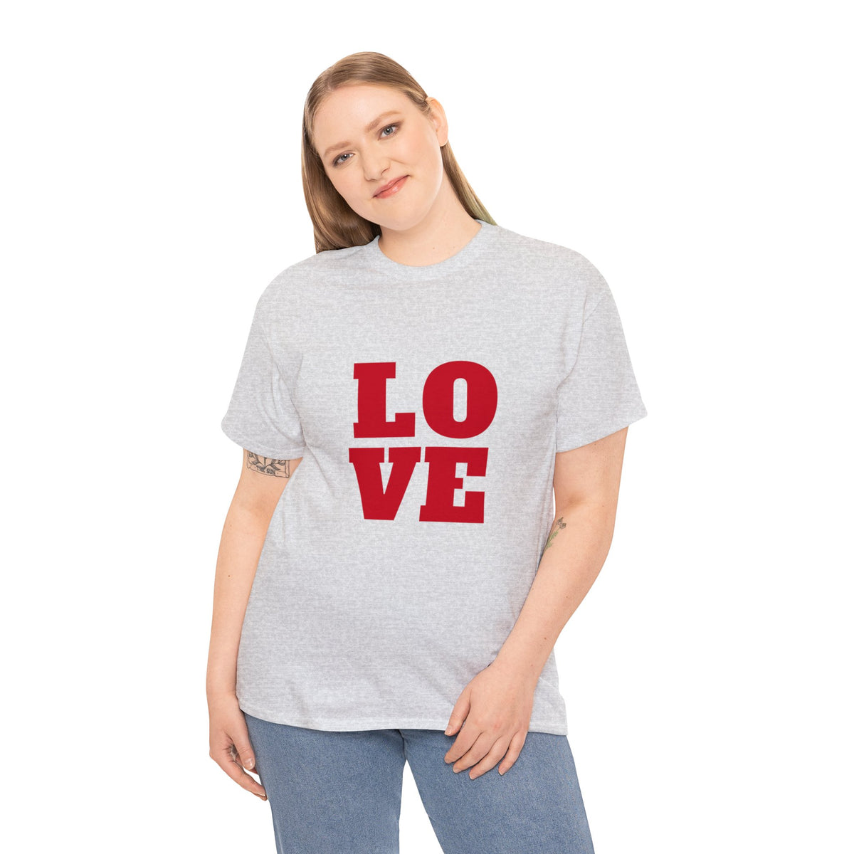 LOVE Unisex Heavy Cotton Tee