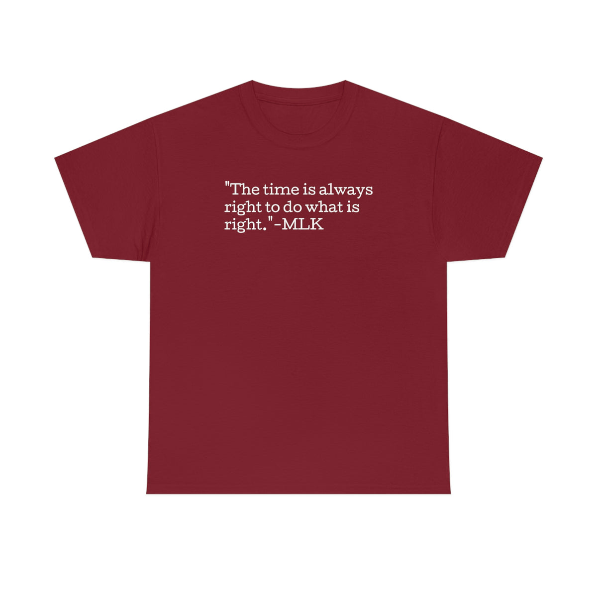 MLK Quote Unisex Heavy Cotton Tee
