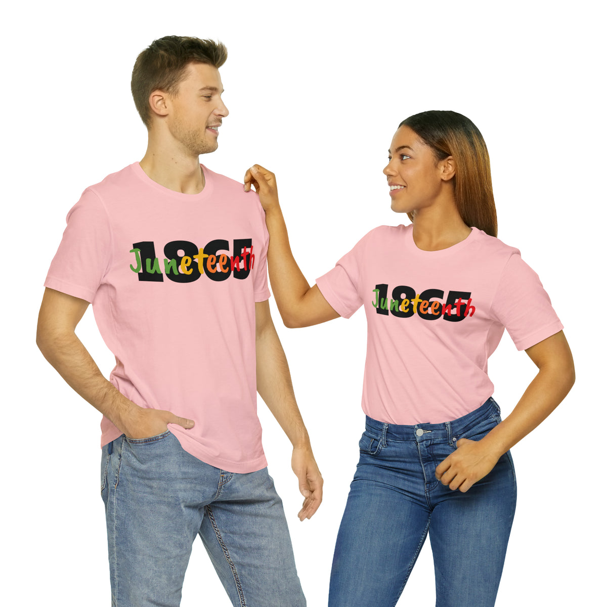 Juneteenth 1865 Multicolor Unisex Jersey Short Sleeve Tee