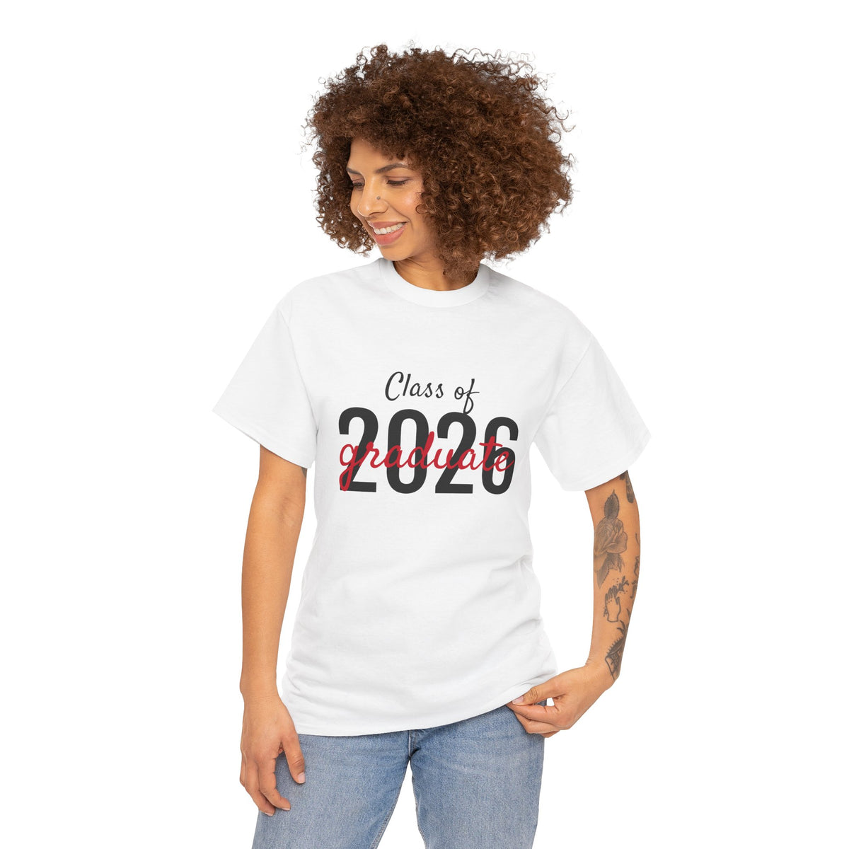 2026 Graduate T-shirt Unisex Heavy Cotton Tee