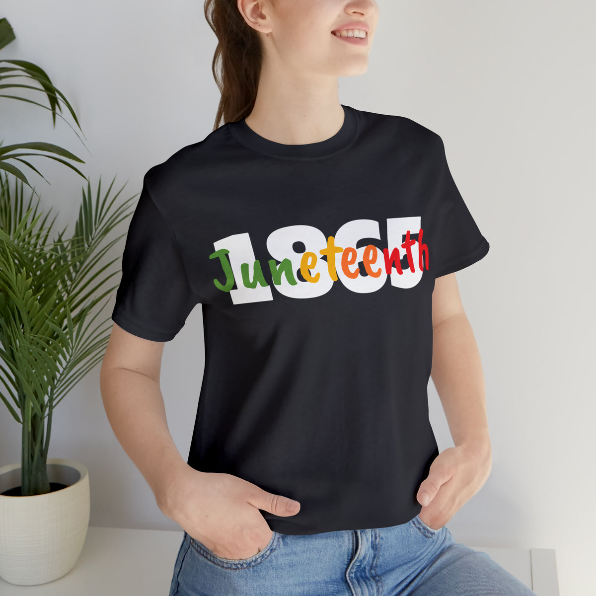 Juneteenth 1865 Multicolor Unisex Jersey Short Sleeve Tee