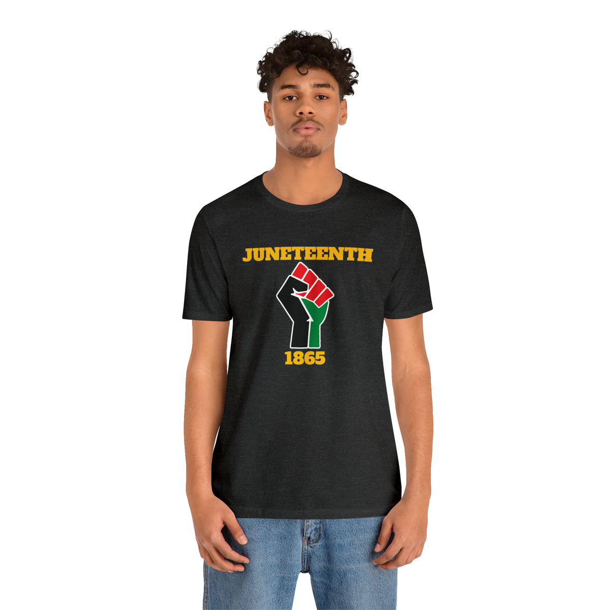 Juneteenth Fist Unisex Jersey Short Sleeve Tee