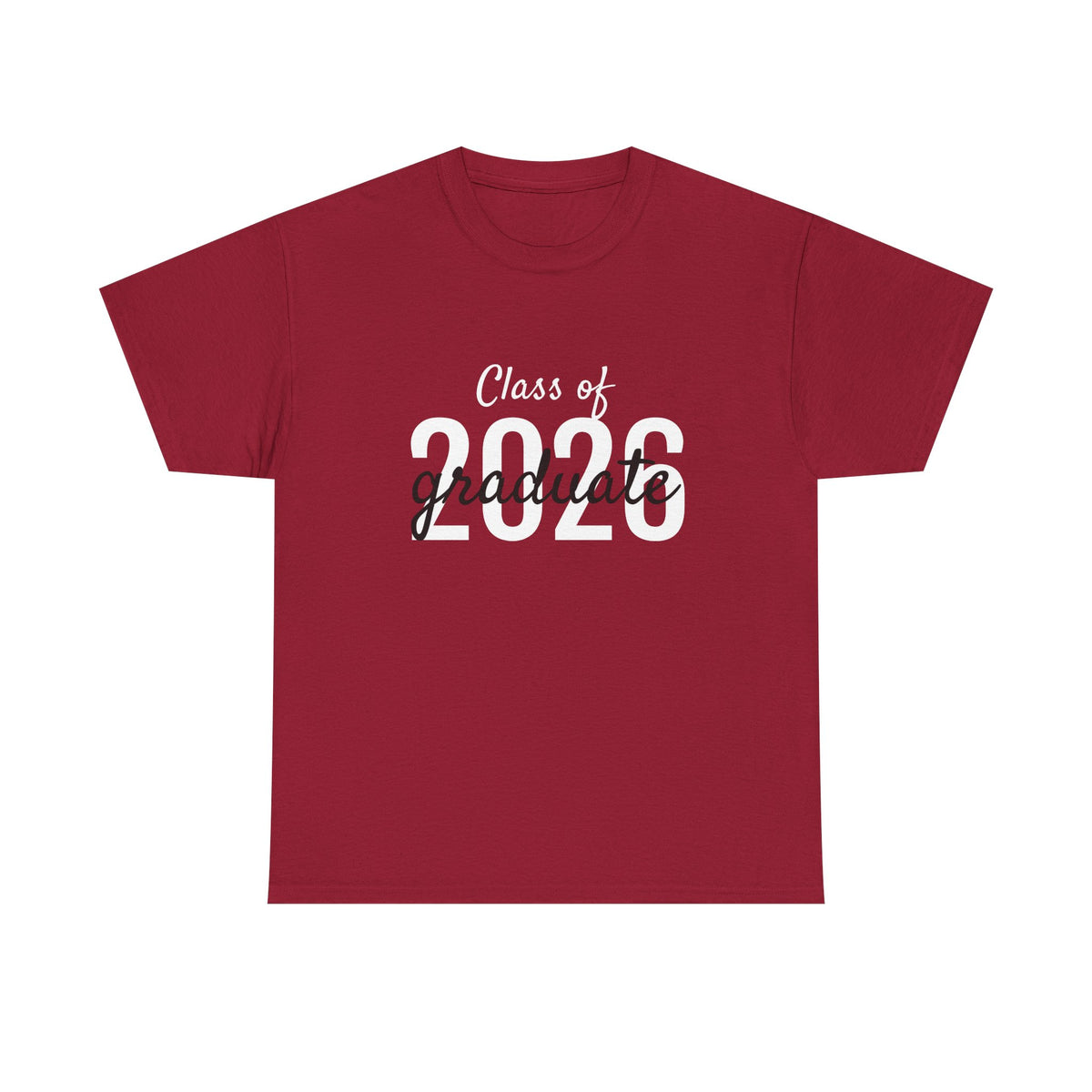 2026 Graduate T-shirt Unisex Heavy Cotton Tee