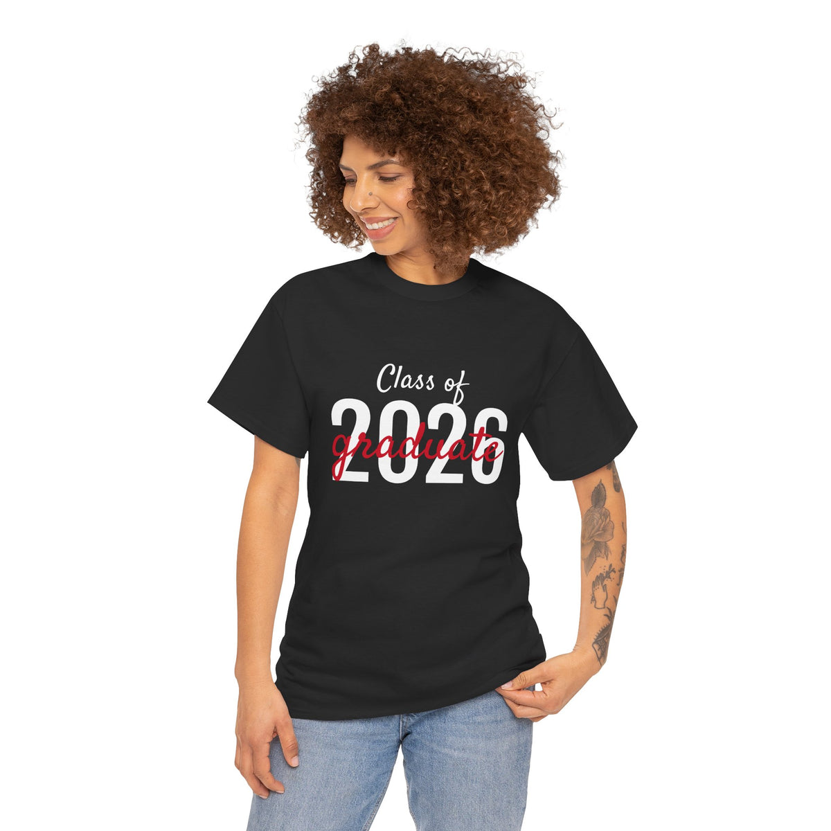 2026 Graduate T-shirt Unisex Heavy Cotton Tee