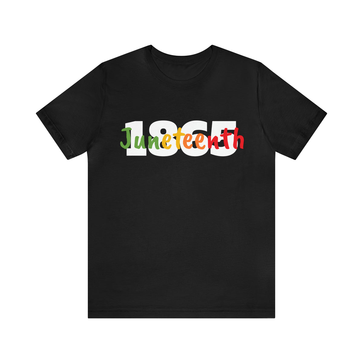 Juneteenth 1865 Multicolor Unisex Jersey Short Sleeve Tee