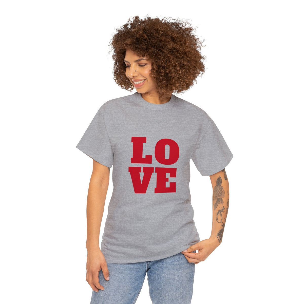 LOVE Unisex Heavy Cotton Tee