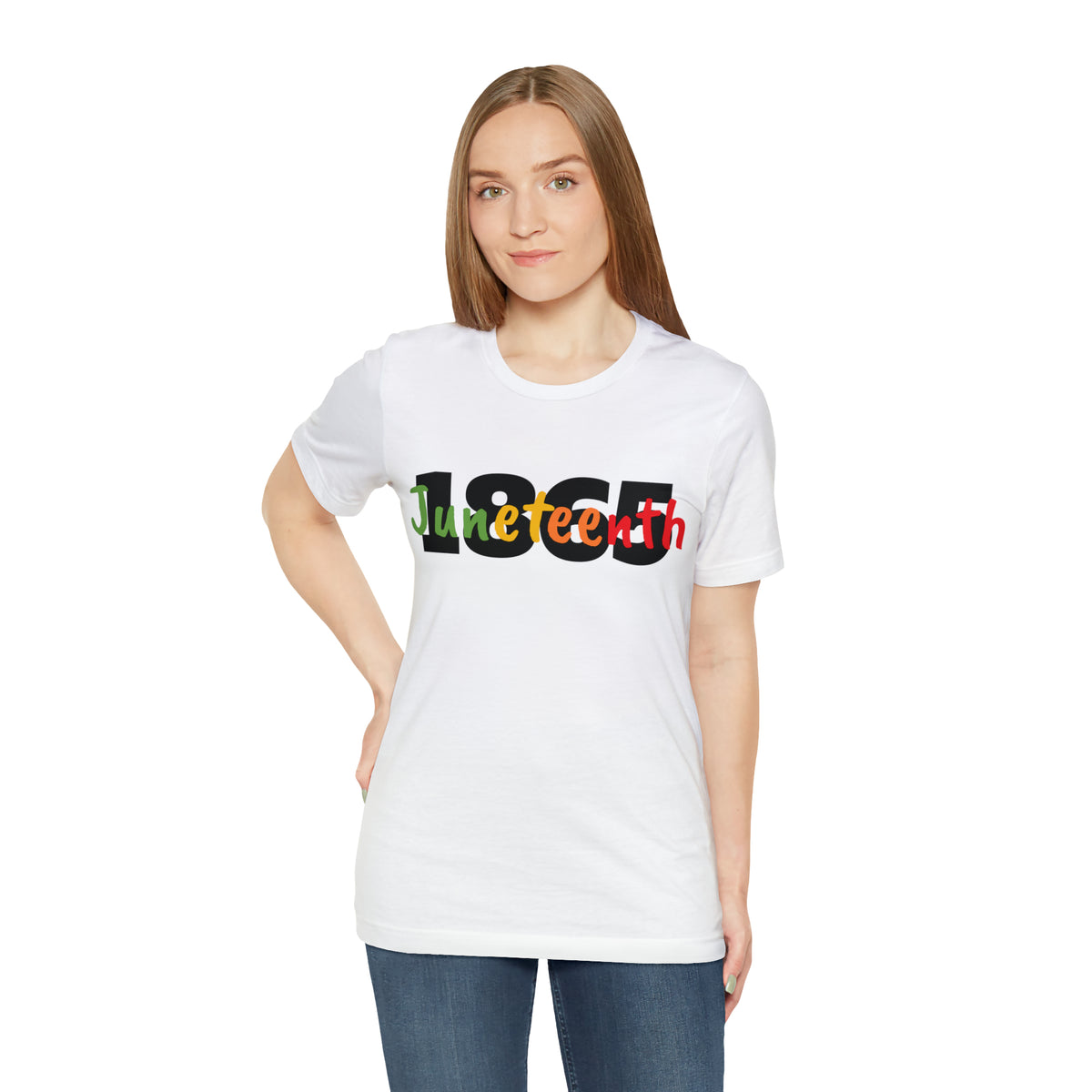 Juneteenth 1865 Multicolor Unisex Jersey Short Sleeve Tee
