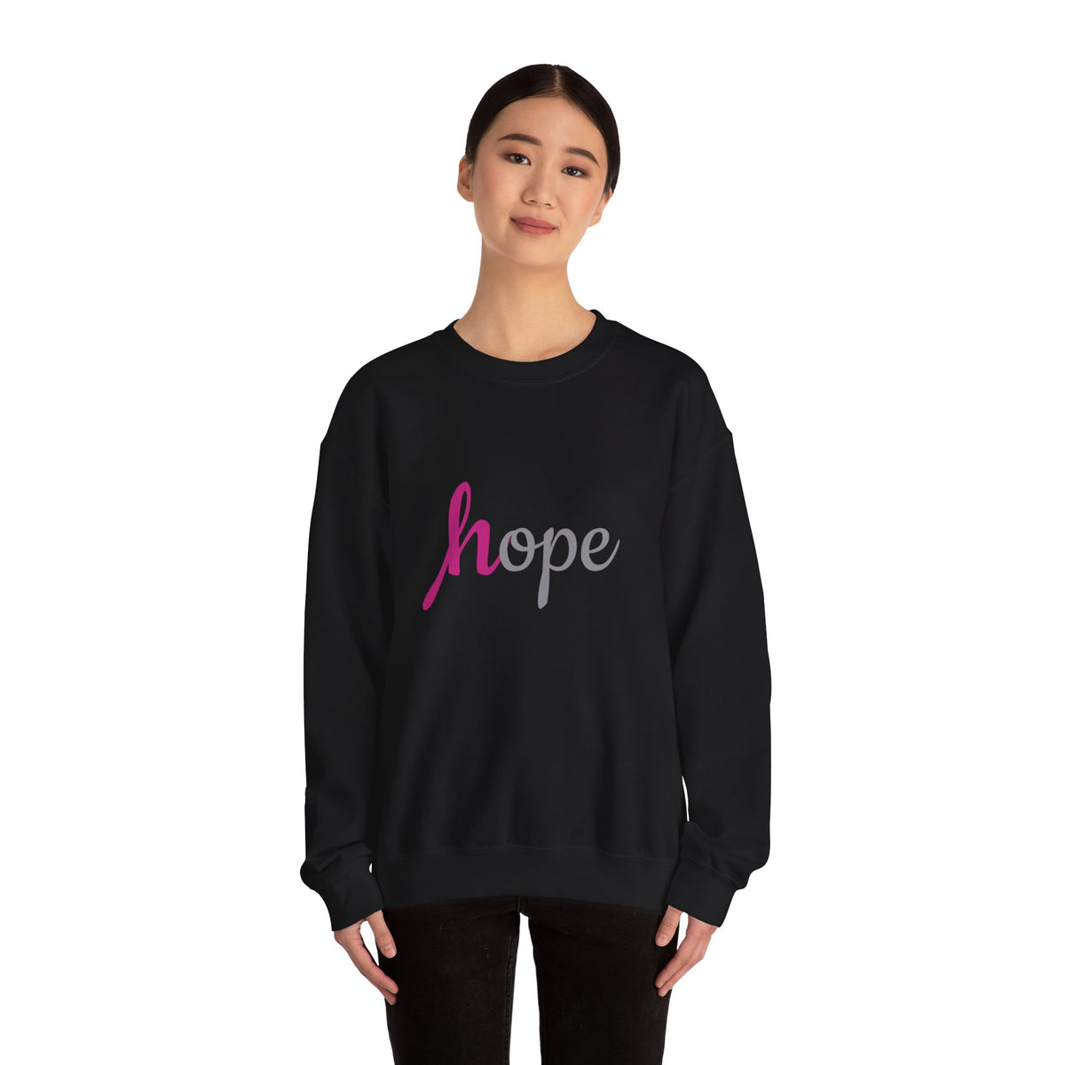 Breast Cancer Unisex Heavy Blend™ Crewneck Sweatshirt