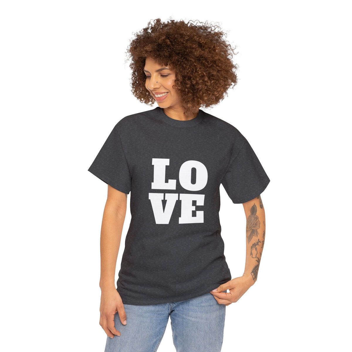LOVE Unisex Heavy Cotton Tee