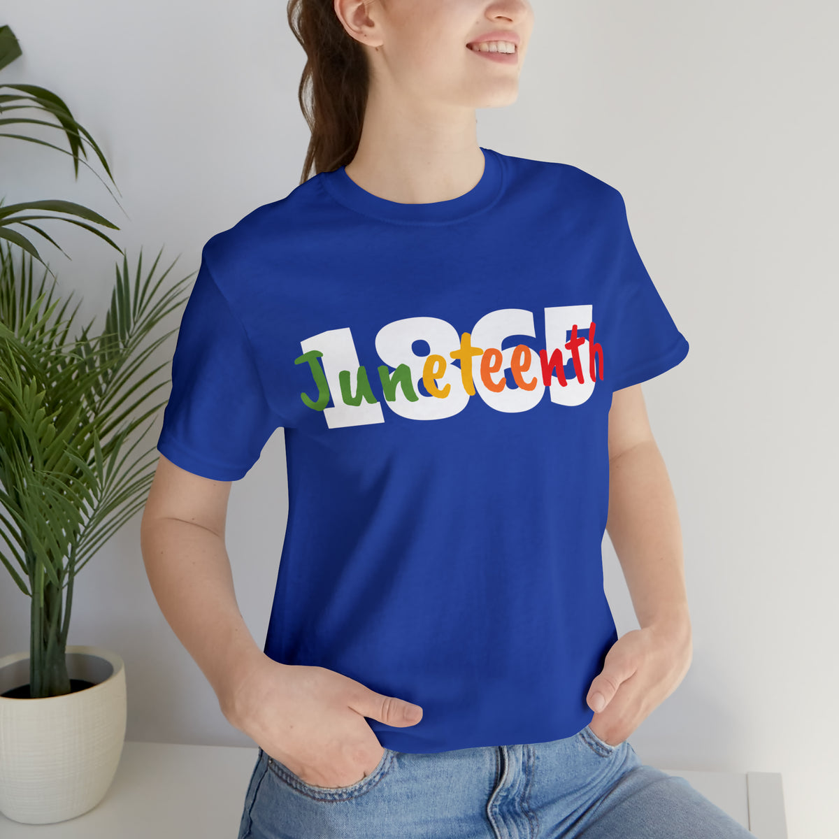 Juneteenth 1865 Multicolor Unisex Jersey Short Sleeve Tee