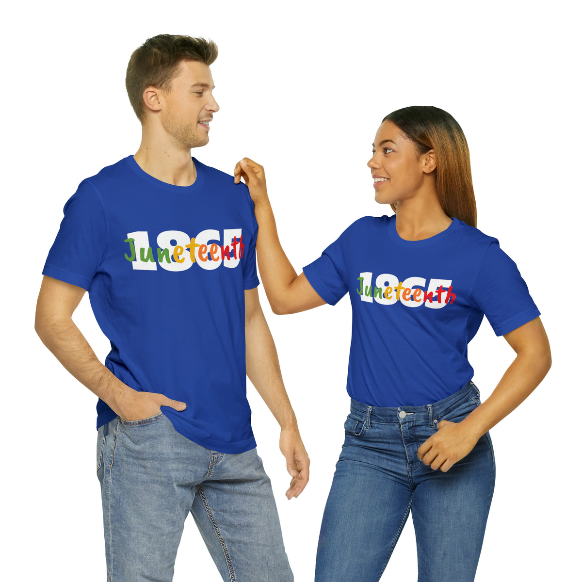 Juneteenth 1865 Multicolor Unisex Jersey Short Sleeve Tee