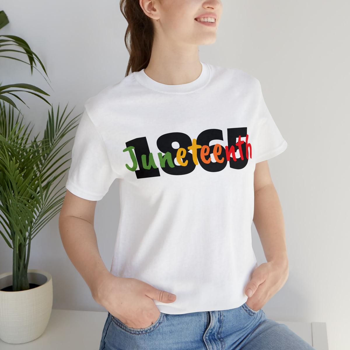 Juneteenth 1865 Multicolor Unisex Jersey Short Sleeve Tee
