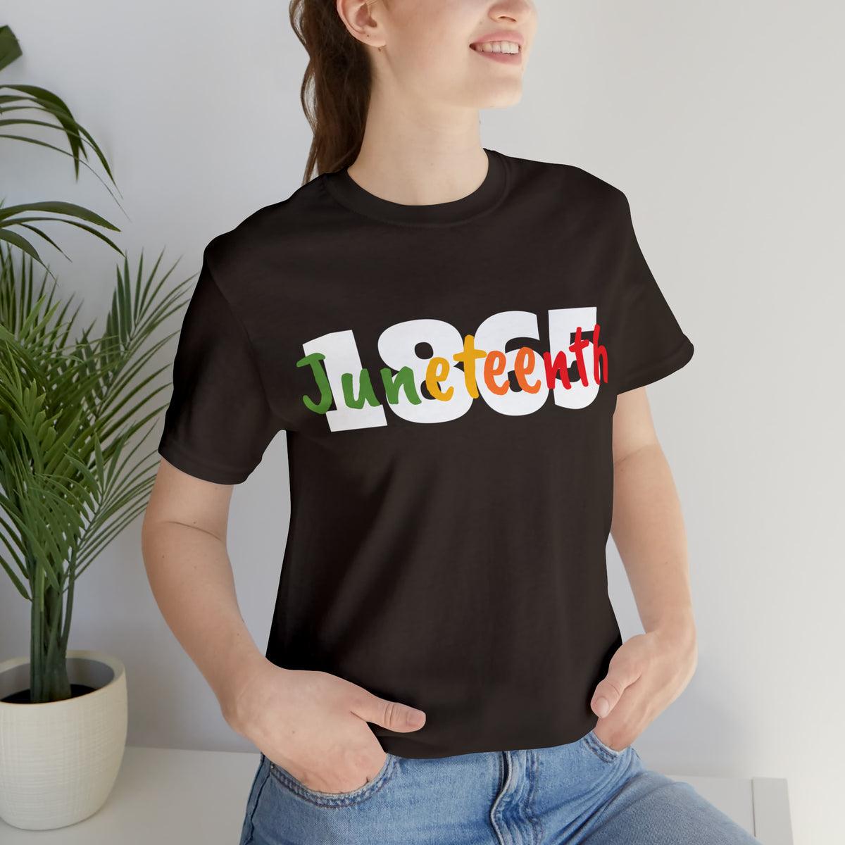 Juneteenth 1865 Multicolor Unisex Jersey Short Sleeve Tee