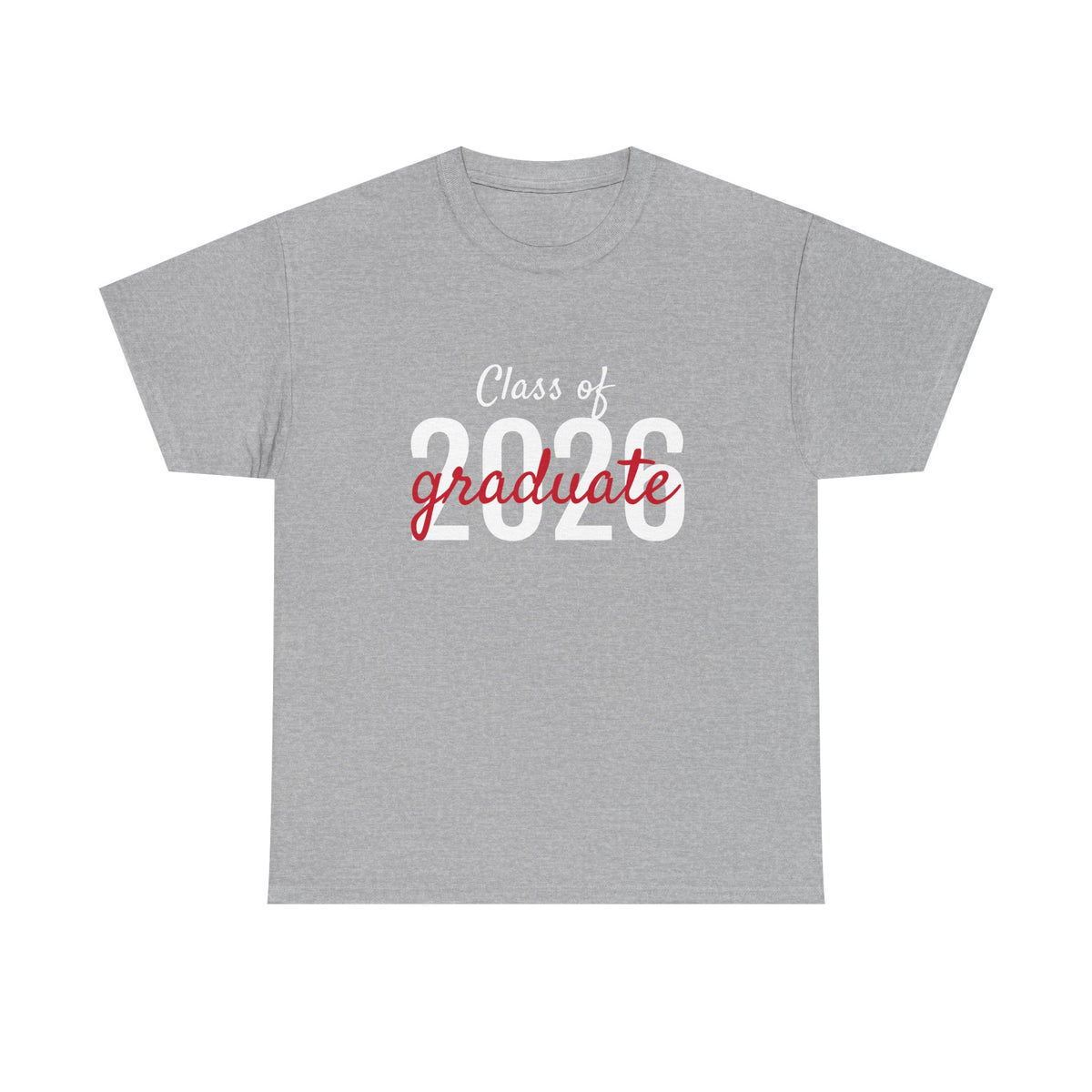 2026 Graduate T-shirt Unisex Heavy Cotton Tee