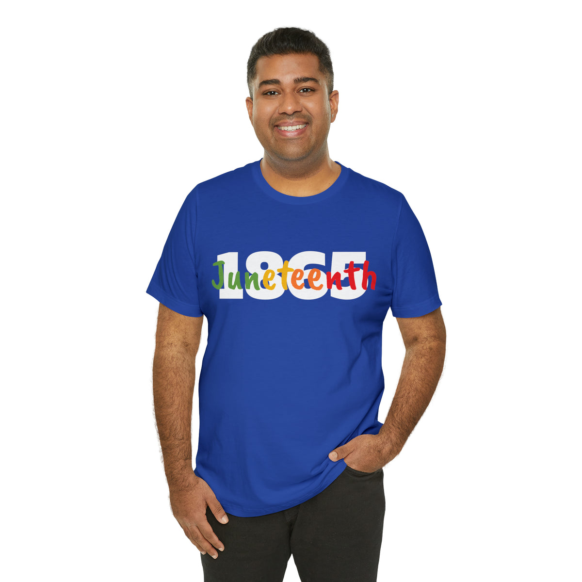 Juneteenth 1865 Multicolor Unisex Jersey Short Sleeve Tee