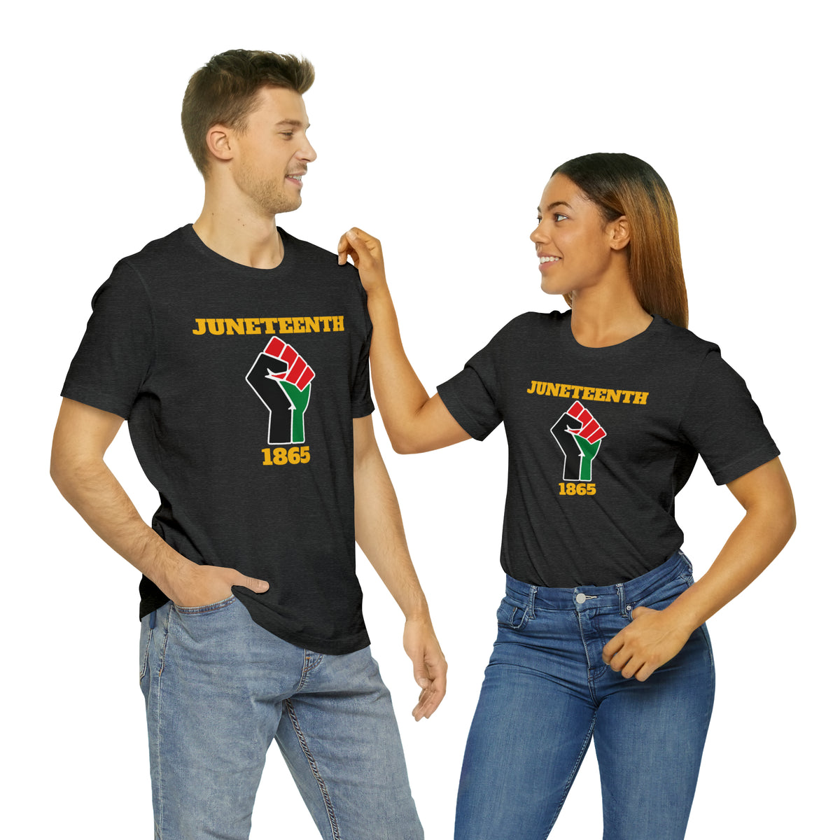 Juneteenth Fist Unisex Jersey Short Sleeve Tee