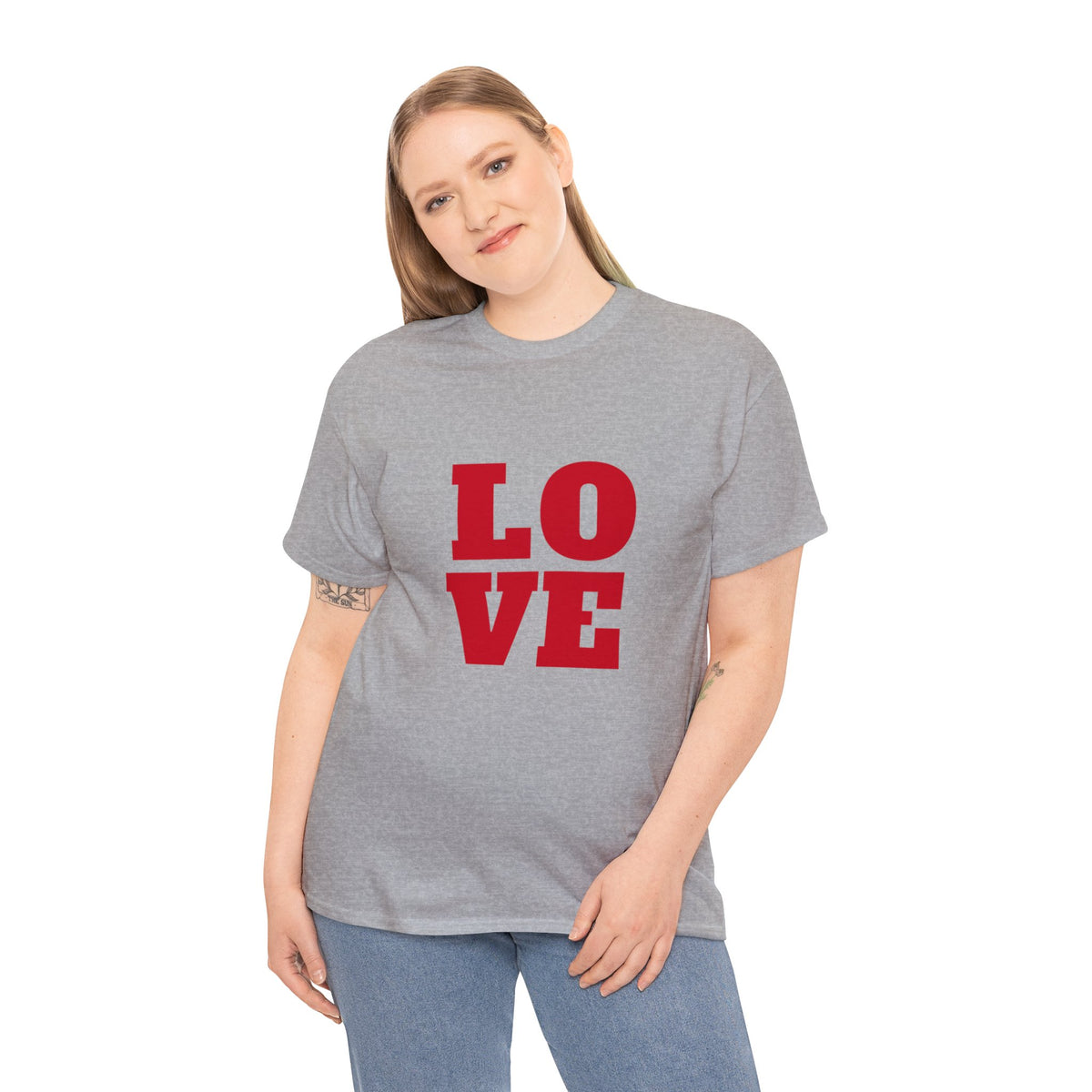 LOVE Unisex Heavy Cotton Tee
