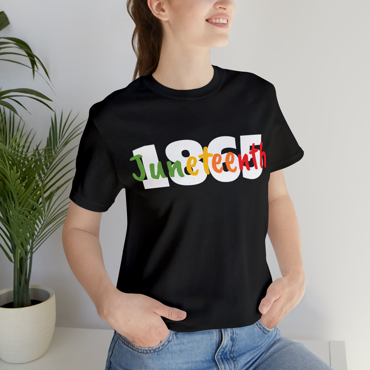 Juneteenth 1865 Multicolor Unisex Jersey Short Sleeve Tee