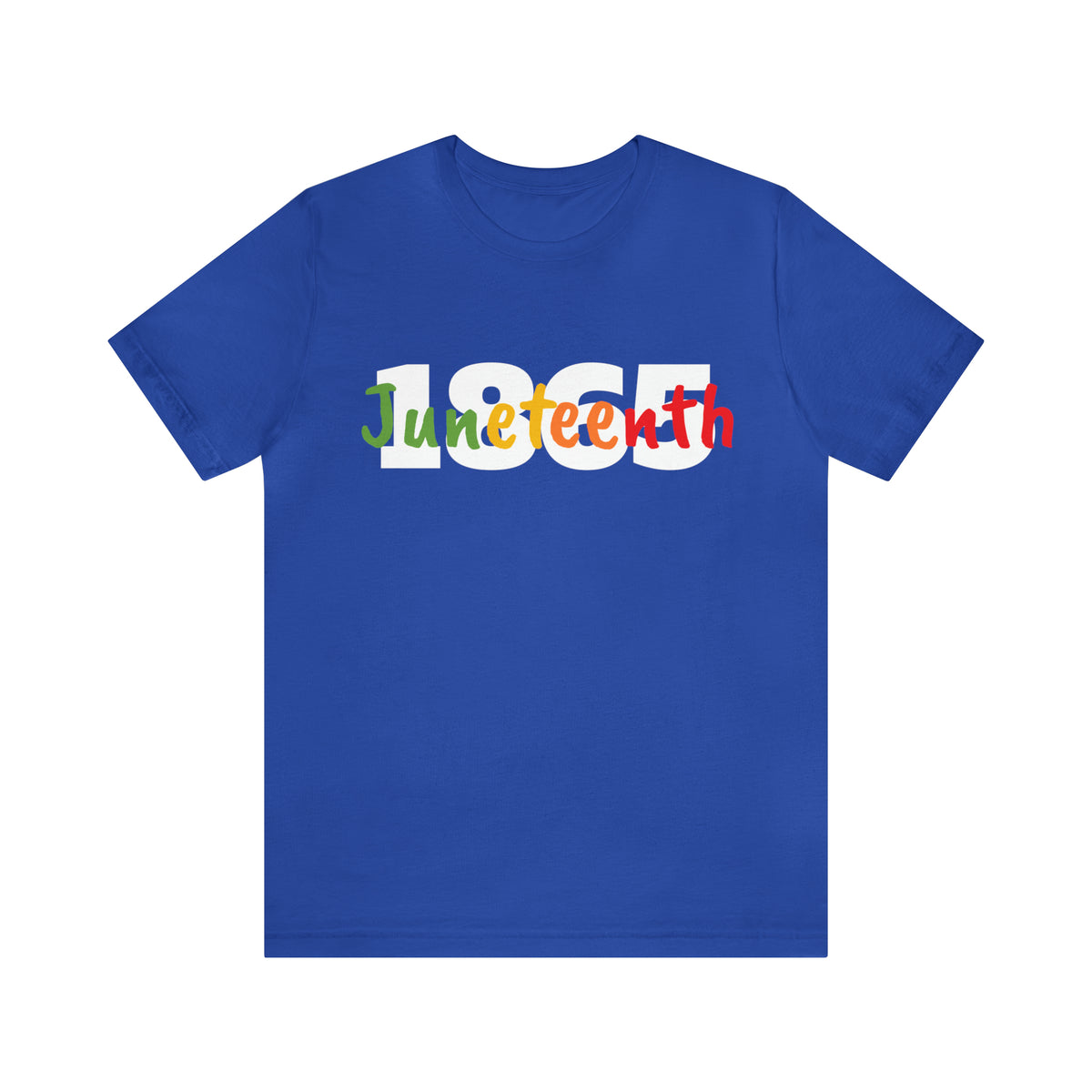 Juneteenth 1865 Multicolor Unisex Jersey Short Sleeve Tee