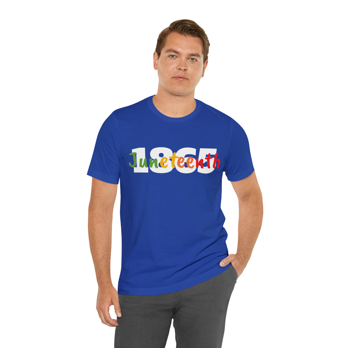 Juneteenth 1865 Multicolor Unisex Jersey Short Sleeve Tee