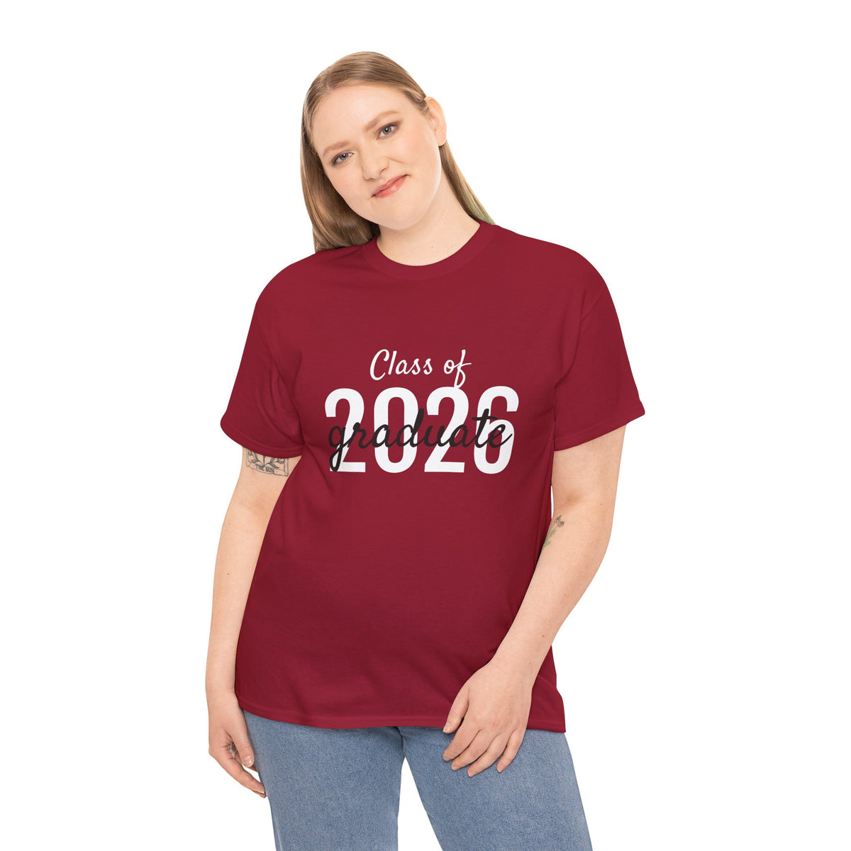 2026 Graduate T-shirt Unisex Heavy Cotton Tee