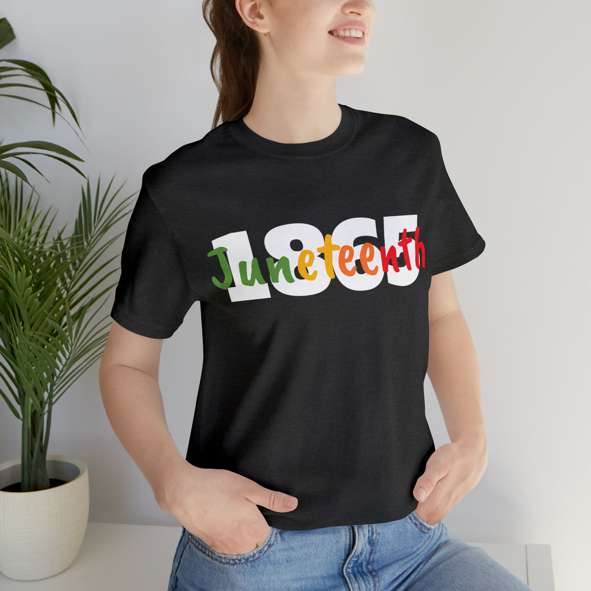 Juneteenth 1865 Multicolor Unisex Jersey Short Sleeve Tee