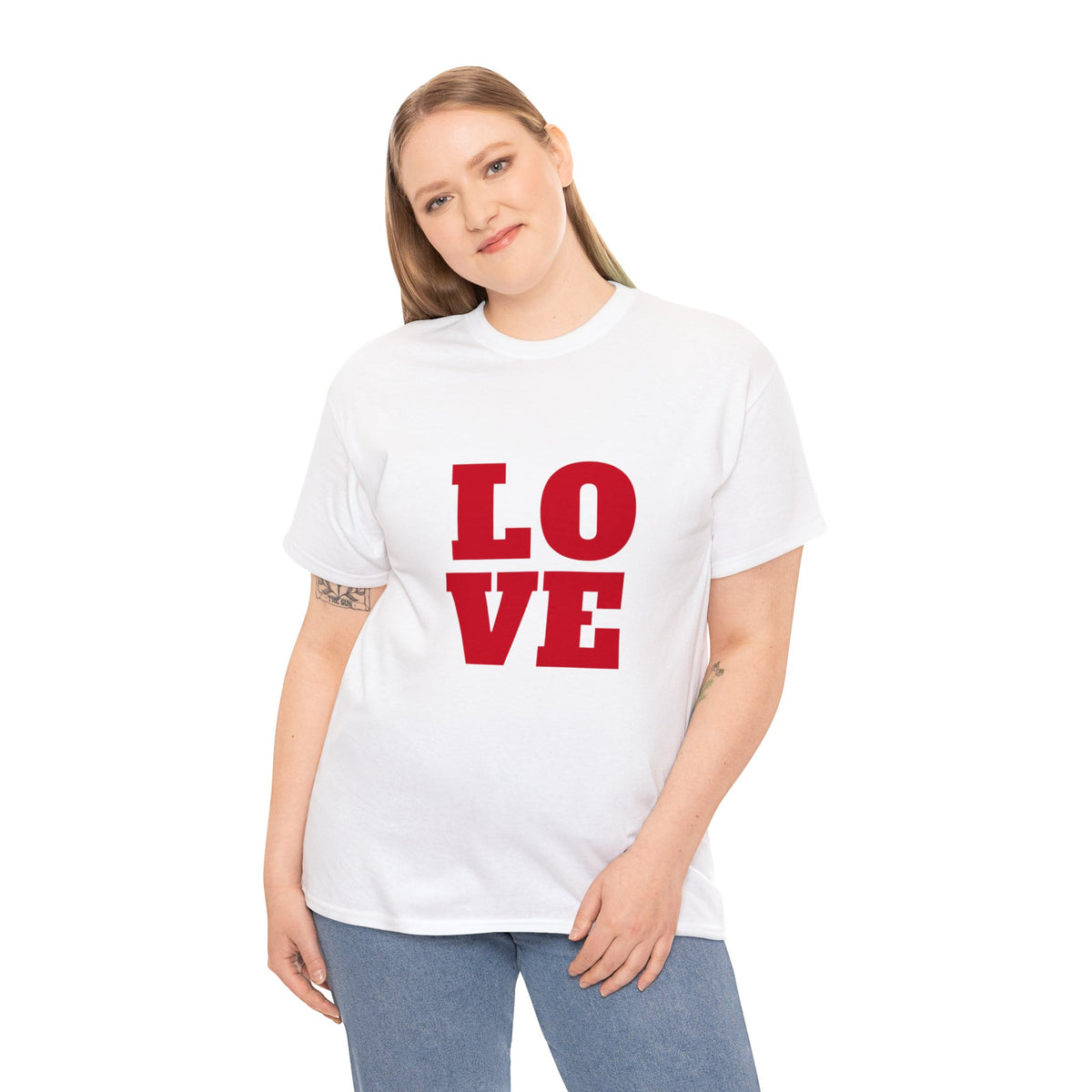 LOVE Unisex Heavy Cotton Tee