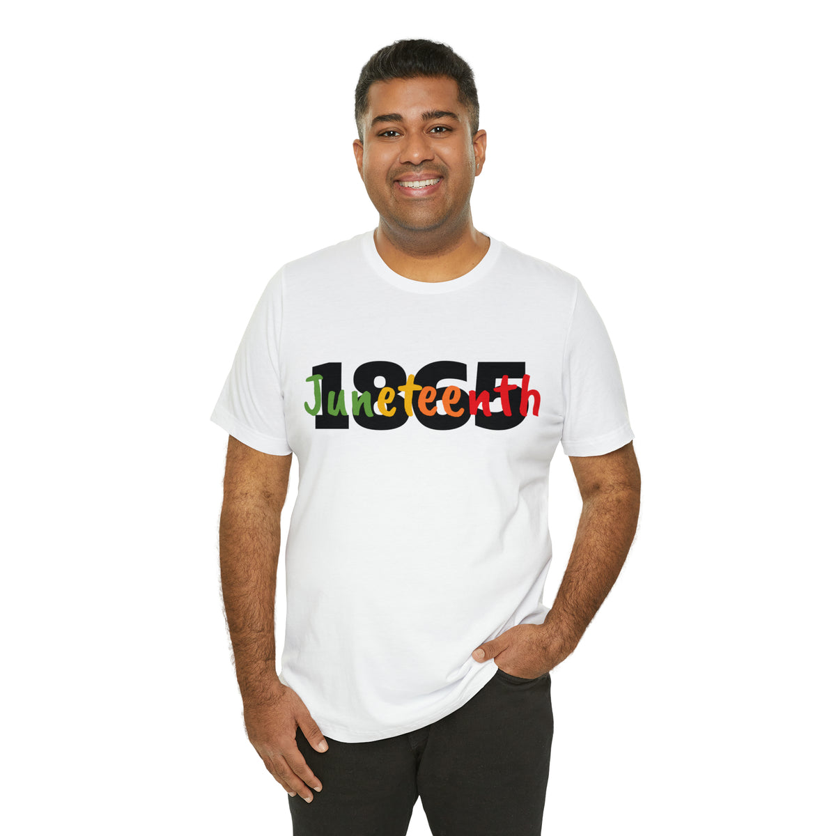 Juneteenth 1865 Multicolor Unisex Jersey Short Sleeve Tee