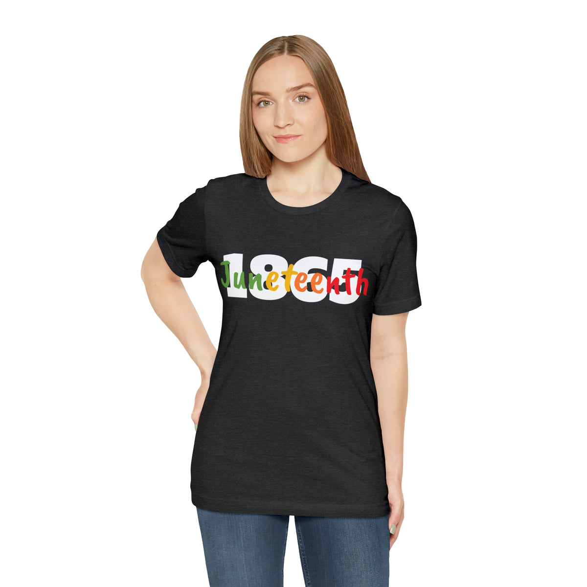Juneteenth 1865 Multicolor Unisex Jersey Short Sleeve Tee