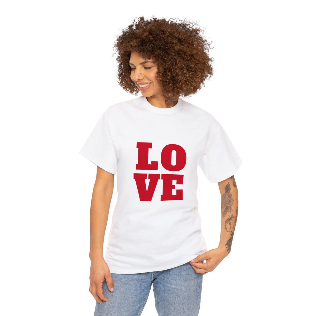 LOVE Unisex Heavy Cotton Tee