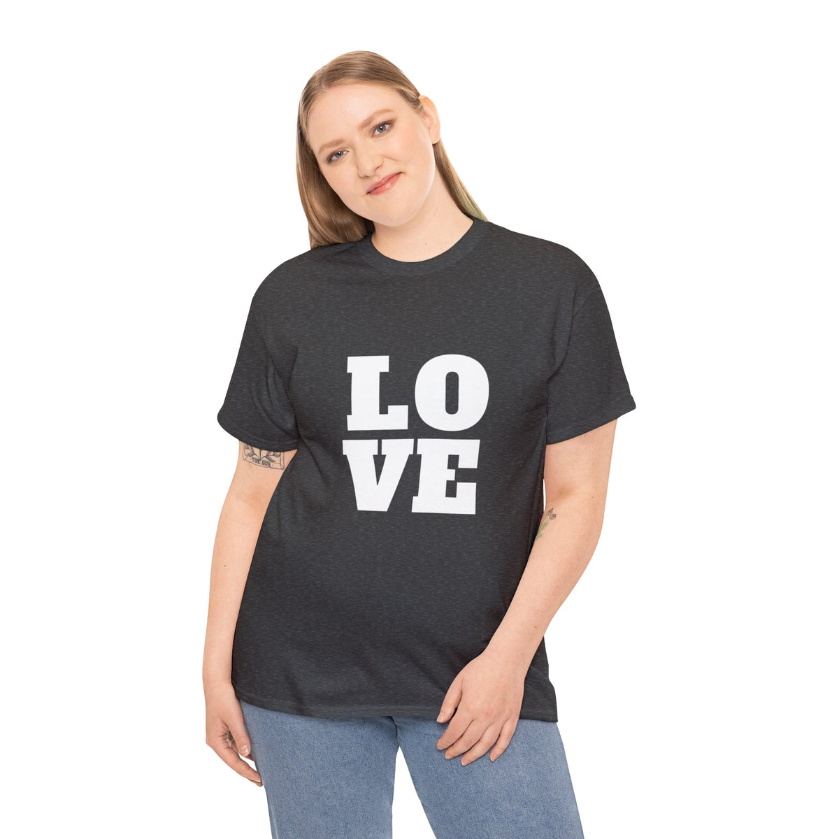 LOVE Unisex Heavy Cotton Tee