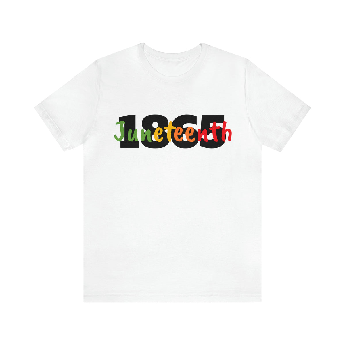 Juneteenth 1865 Multicolor Unisex Jersey Short Sleeve Tee