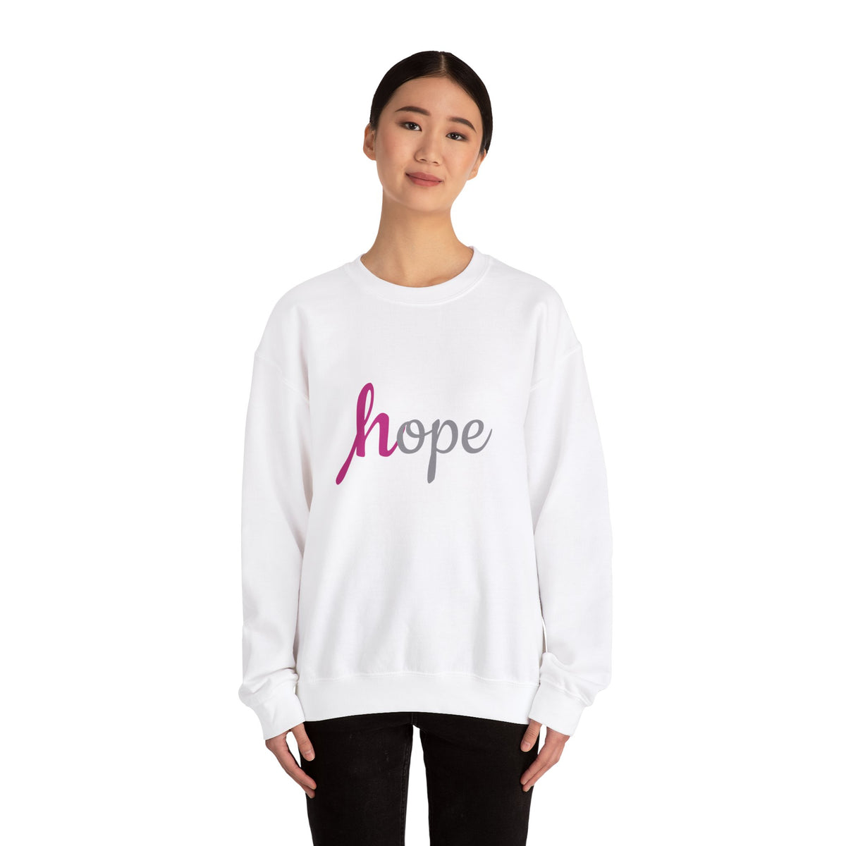 Breast Cancer Unisex Heavy Blend™ Crewneck Sweatshirt
