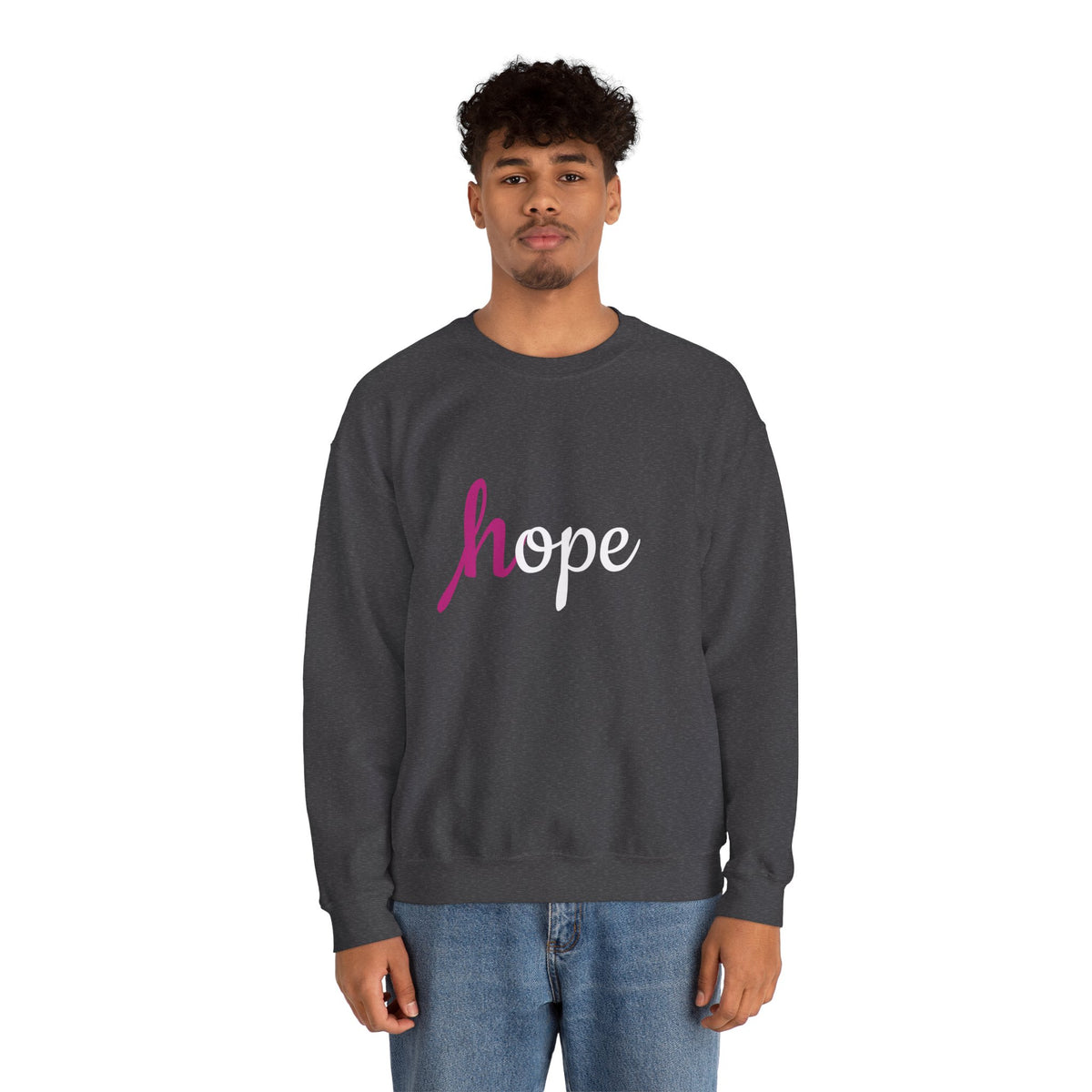 Breast Cancer Unisex Heavy Blend™ Crewneck Sweatshirt