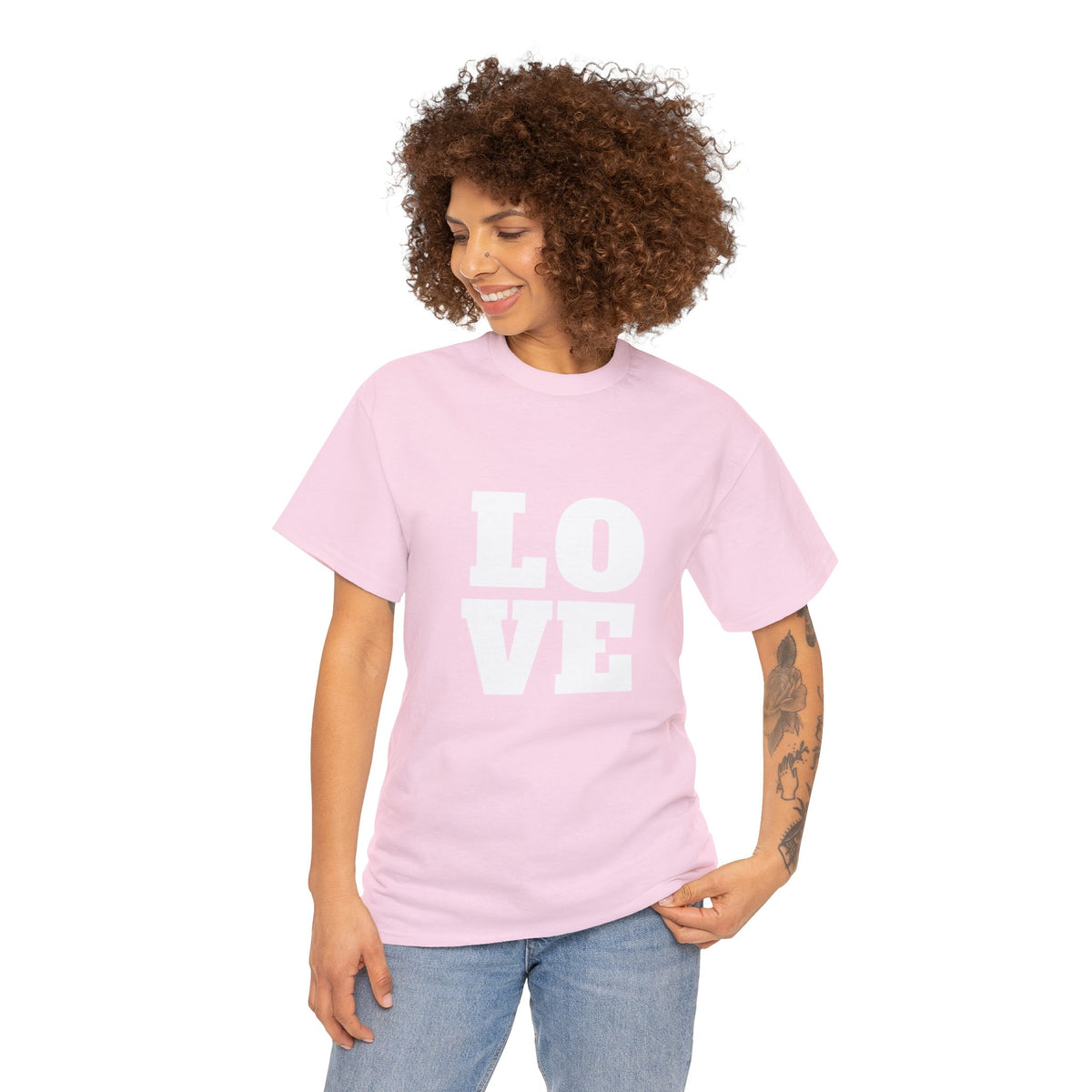 LOVE Unisex Heavy Cotton Tee