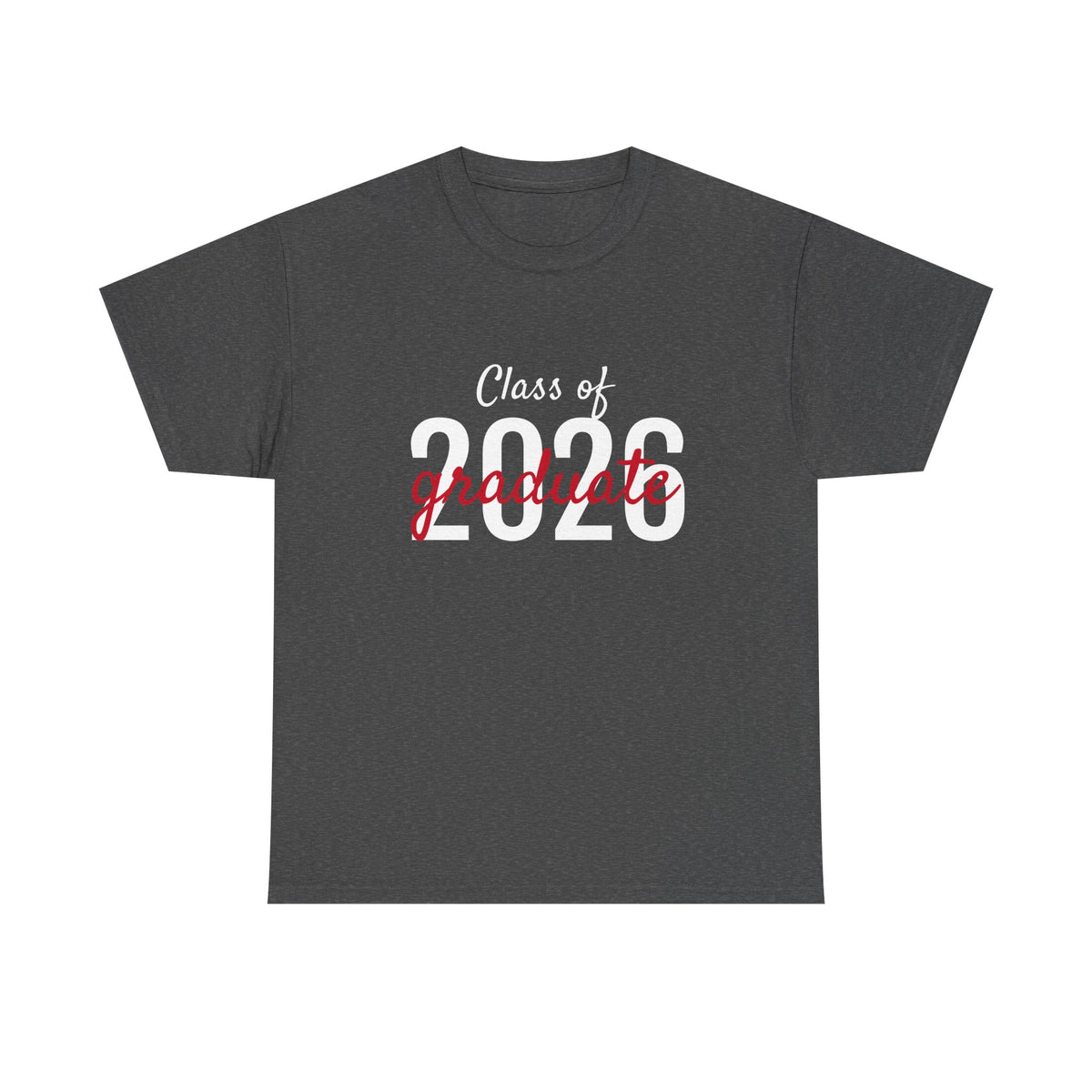 2026 Graduate T-shirt Unisex Heavy Cotton Tee