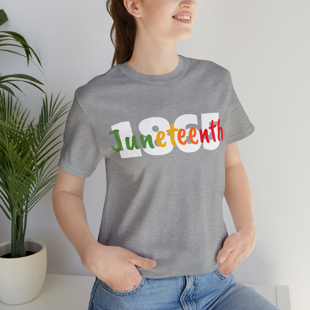 Juneteenth 1865 Multicolor Unisex Jersey Short Sleeve Tee