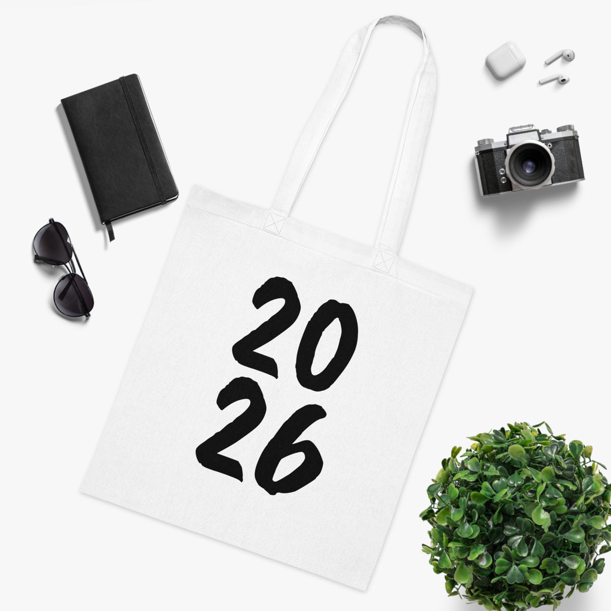 2026 Cotton Tote (Variety of Colors Available)