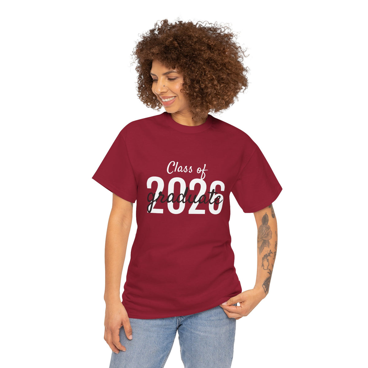 2026 Graduate T-shirt Unisex Heavy Cotton Tee