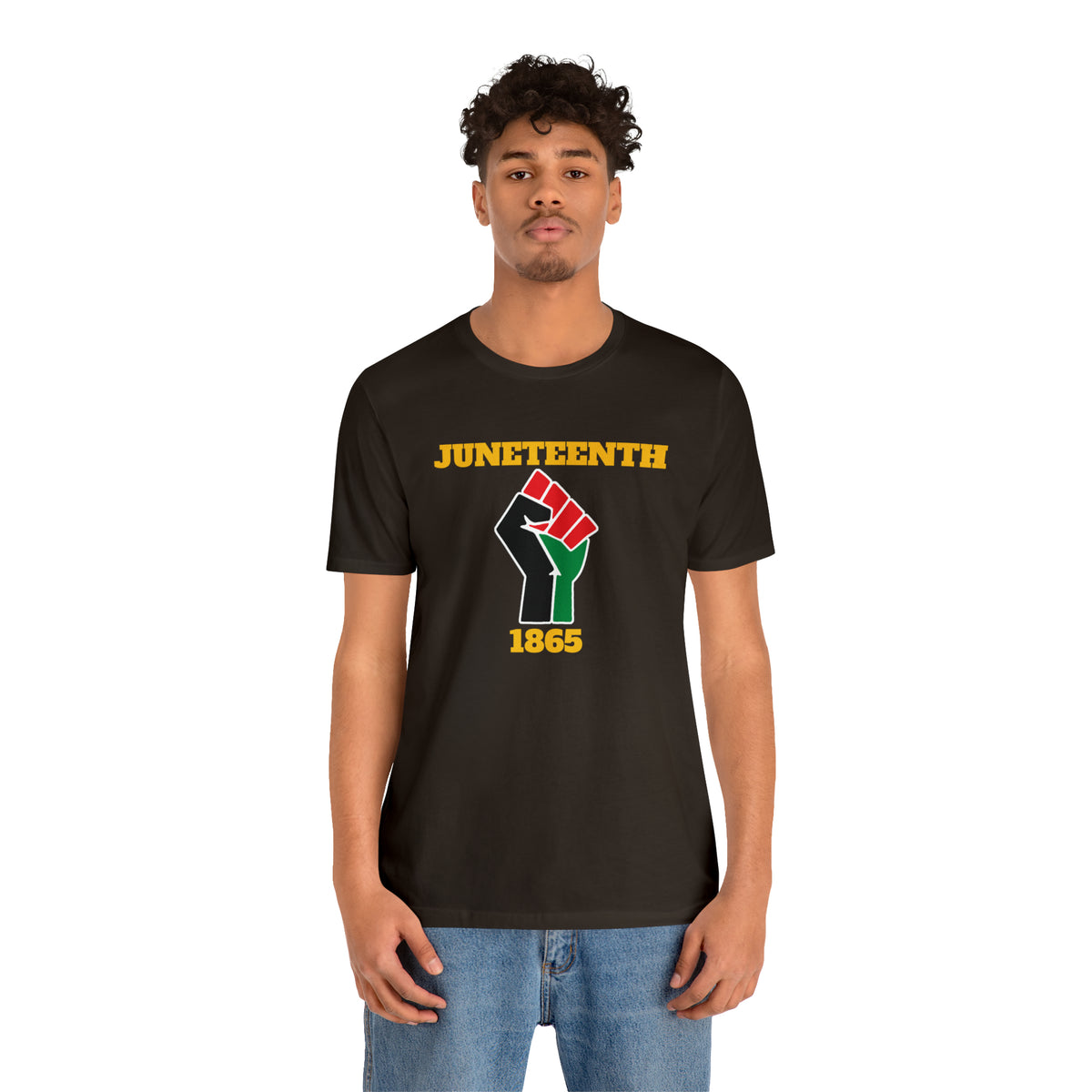 Juneteenth Fist Unisex Jersey Short Sleeve Tee