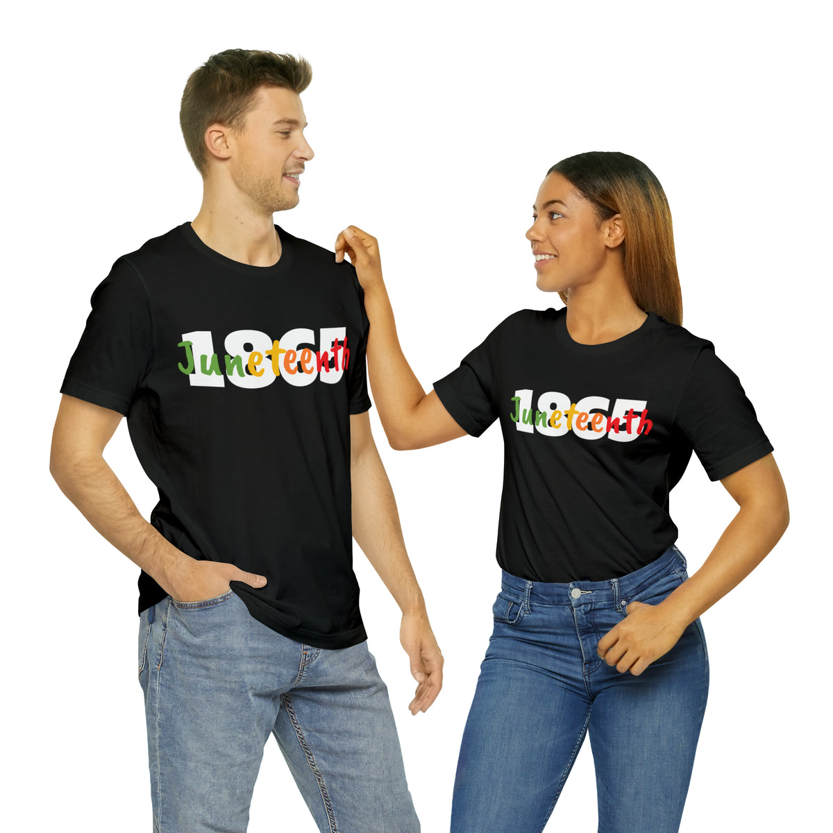 Juneteenth 1865 Multicolor Unisex Jersey Short Sleeve Tee
