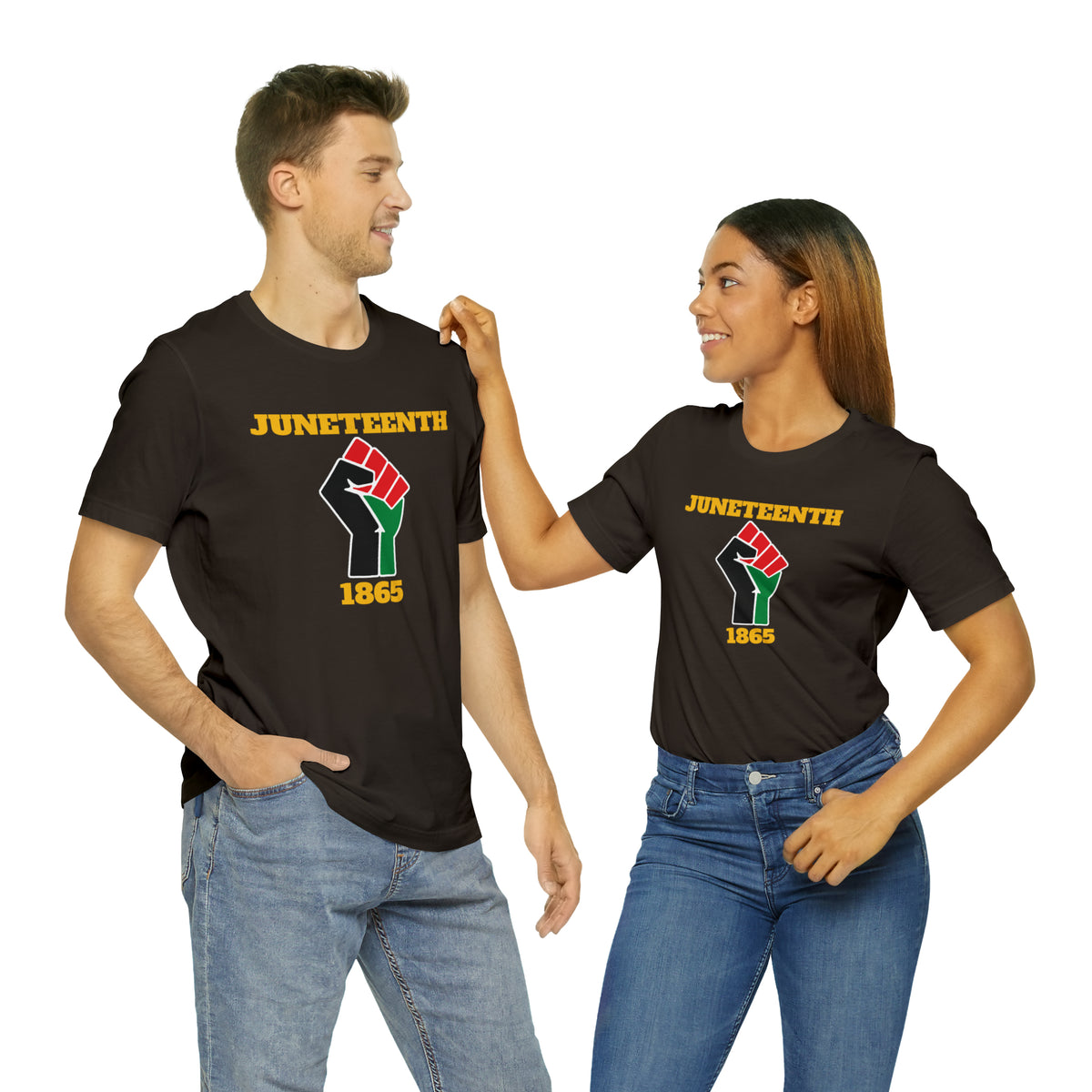Juneteenth Fist Unisex Jersey Short Sleeve Tee