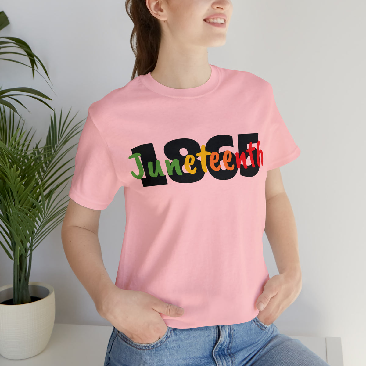 Juneteenth 1865 Multicolor Unisex Jersey Short Sleeve Tee
