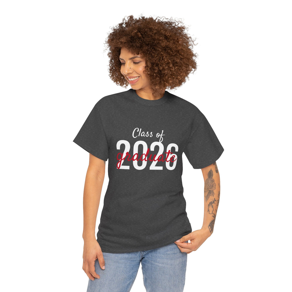 2026 Graduate T-shirt Unisex Heavy Cotton Tee