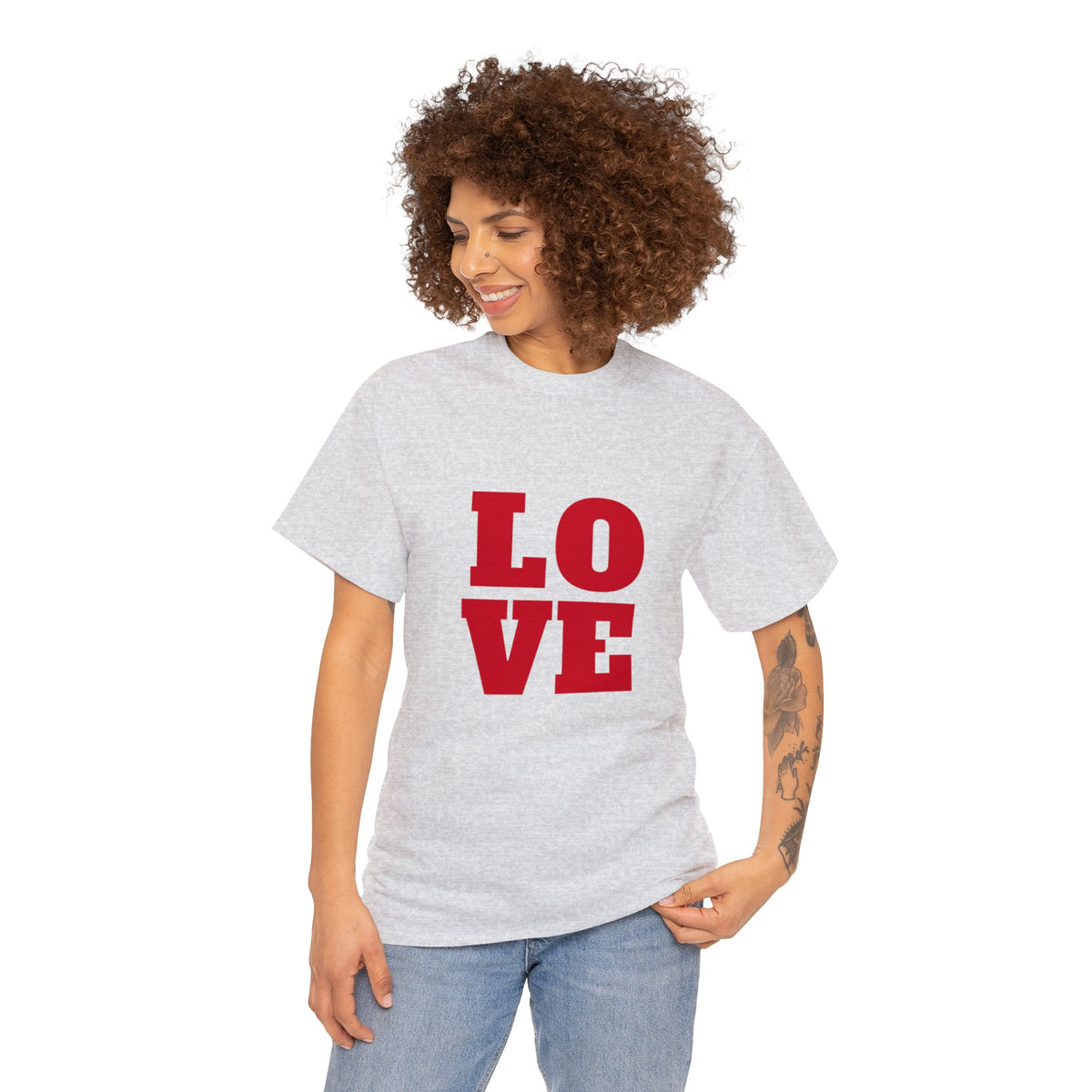 LOVE Unisex Heavy Cotton Tee
