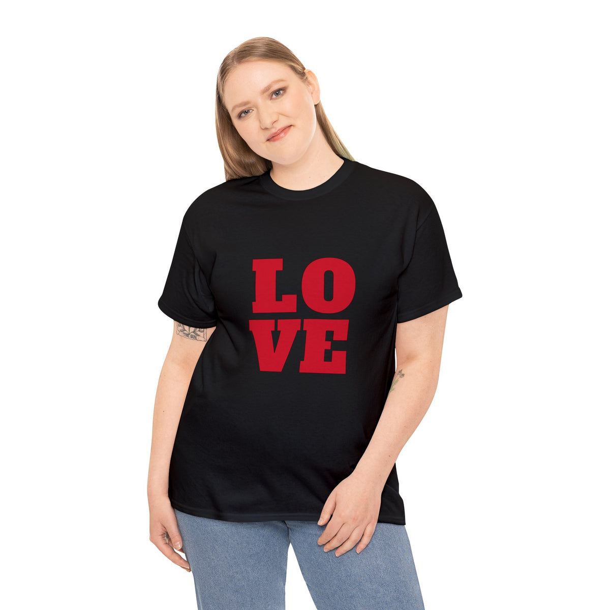 LOVE Unisex Heavy Cotton Tee