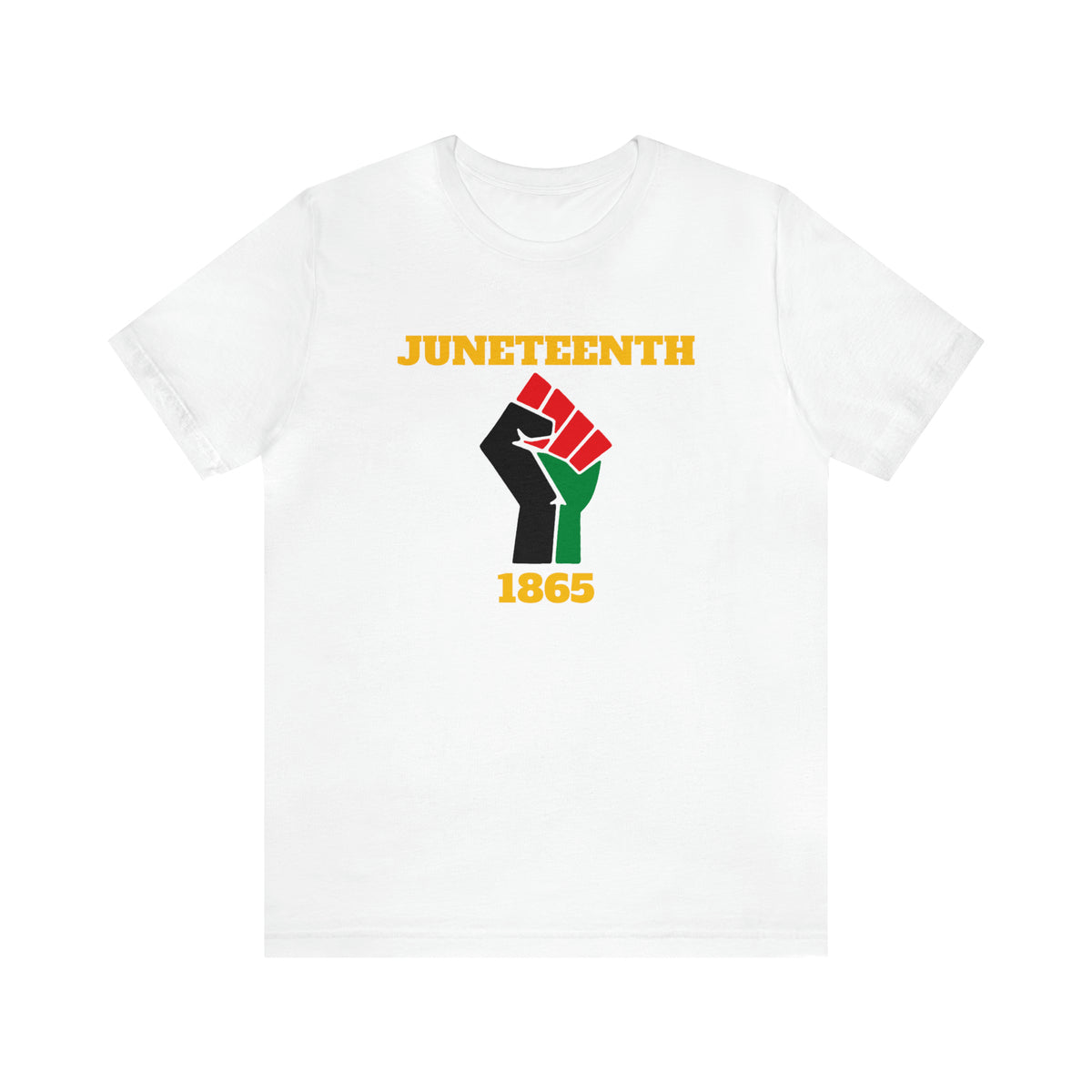 Juneteenth Fist Unisex Jersey Short Sleeve Tee