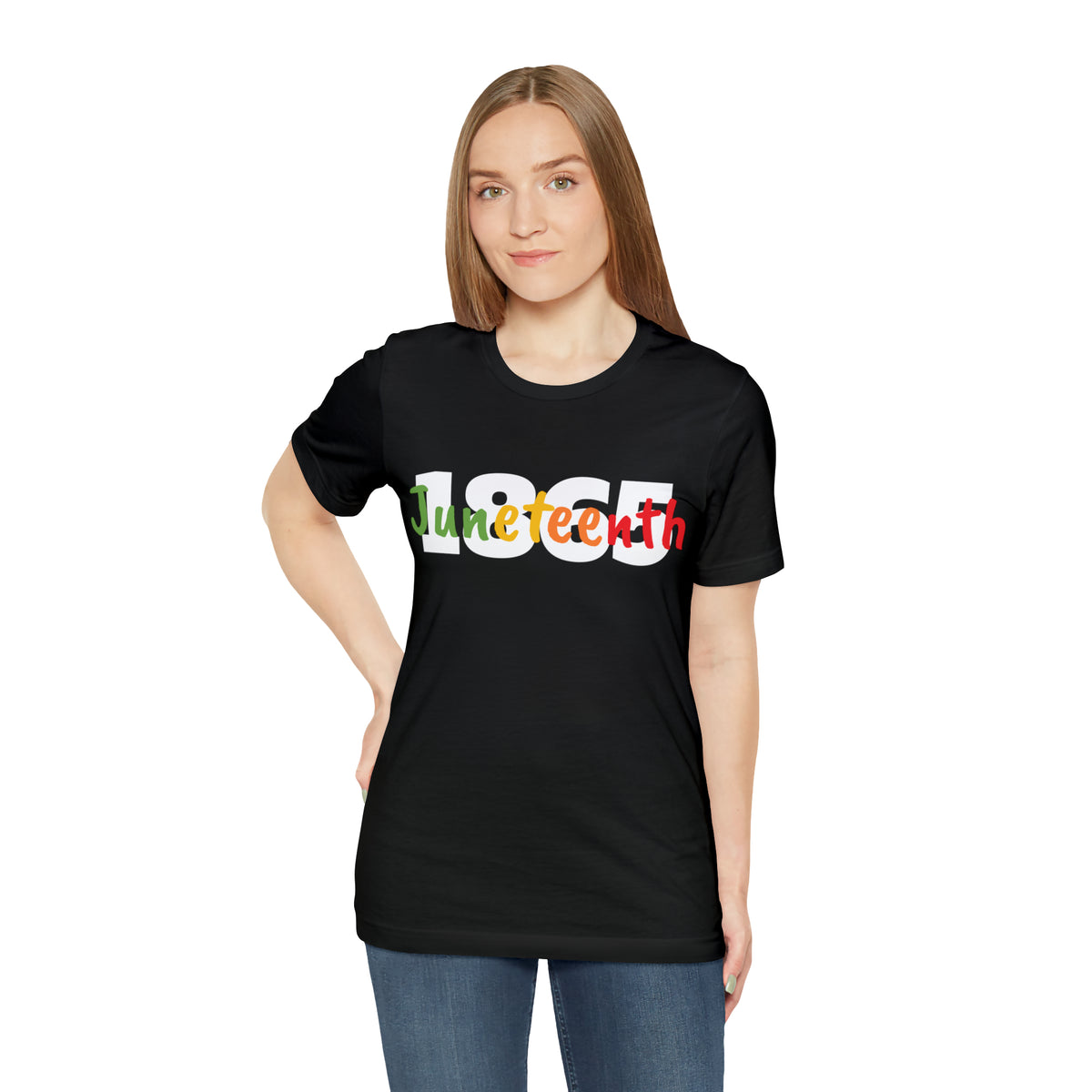 Juneteenth 1865 Multicolor Unisex Jersey Short Sleeve Tee
