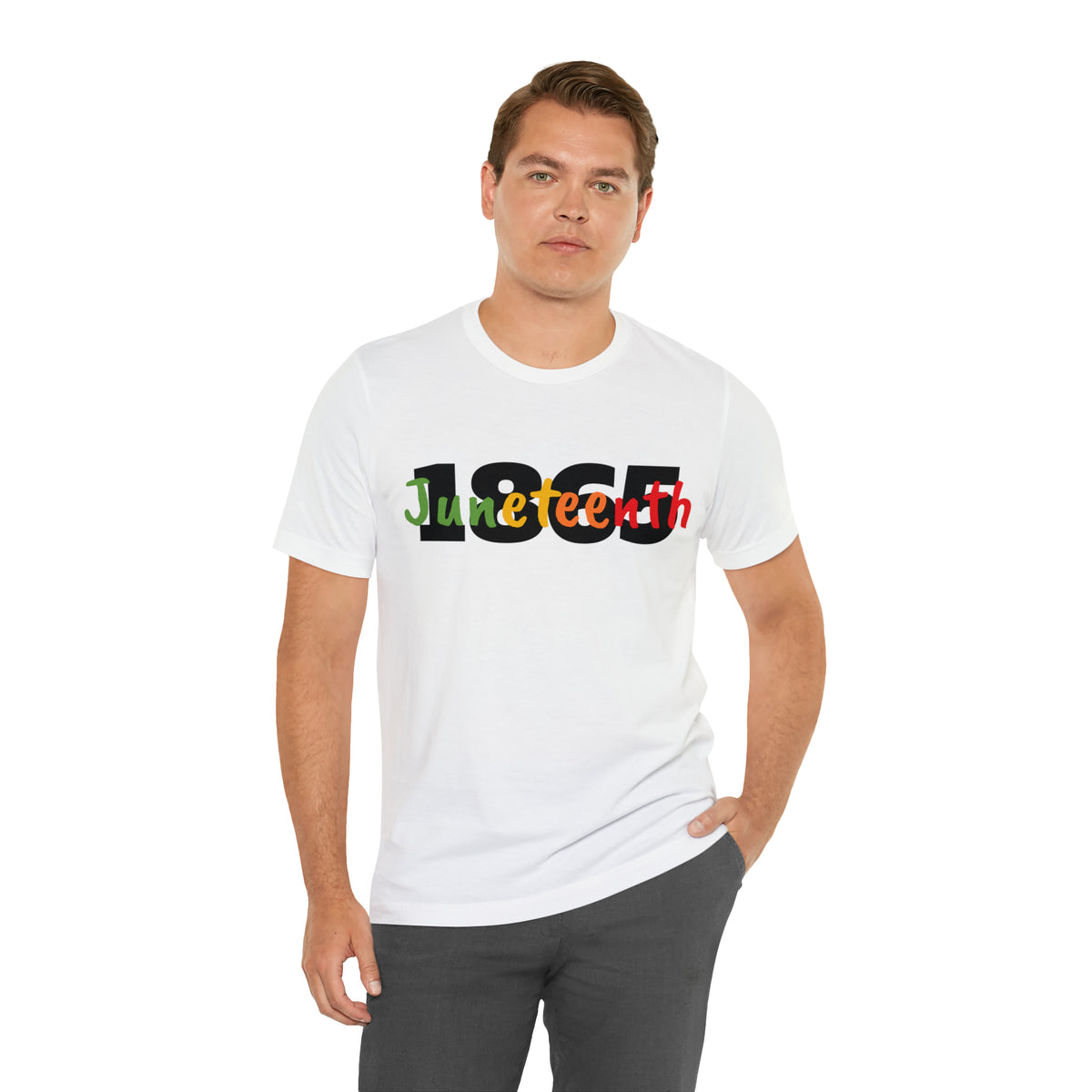 Juneteenth 1865 Multicolor Unisex Jersey Short Sleeve Tee
