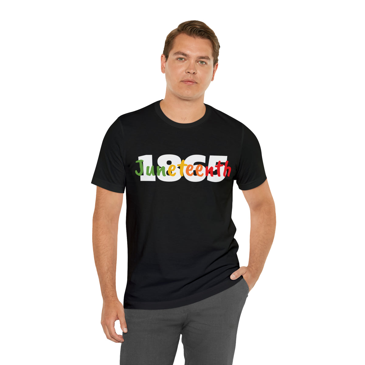 Juneteenth 1865 Multicolor Unisex Jersey Short Sleeve Tee